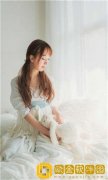 心糖vlog白桃少女牛仔裤